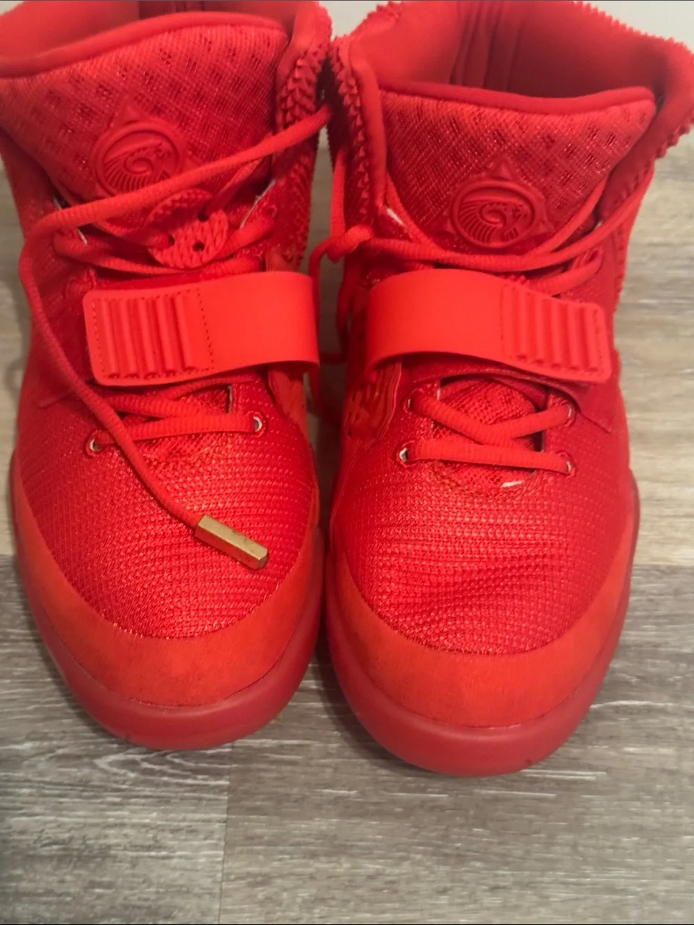 Red October Bright Red High-Top Sneakers - Picture 1 of 4